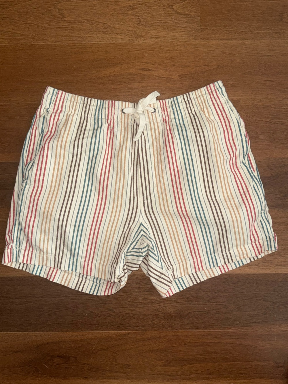 Madewell Men’s Striped Drawstring Shorts - Size M